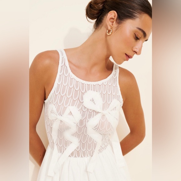 En Saison Denver Mixed Media Midi Dress - Picture 6 of 16